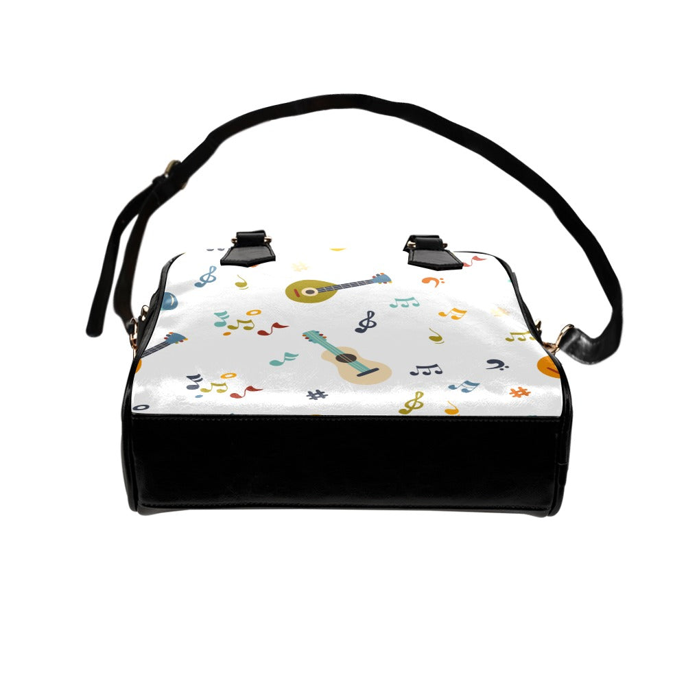 Guitar Music - Shoulder Handbag (Model 1634) Shoulder Handbags (1634)