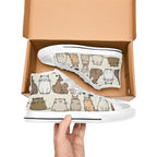 Lots Of Cats - Men's High Top Canvas Shoes