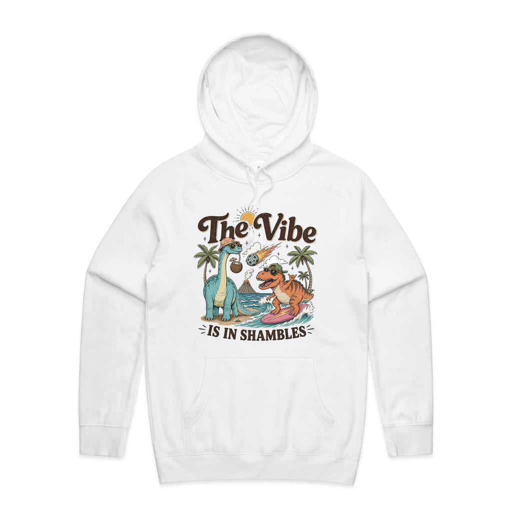 Dinosaurs The Vibe Is In Shambles Men's AS Colour Hoodie