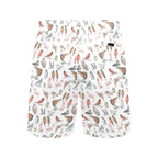 Birds Of A Feather Men's Mid-Length Beach Shorts Men's Mid-Length Beach Shorts animal Birds Printed Offshore
