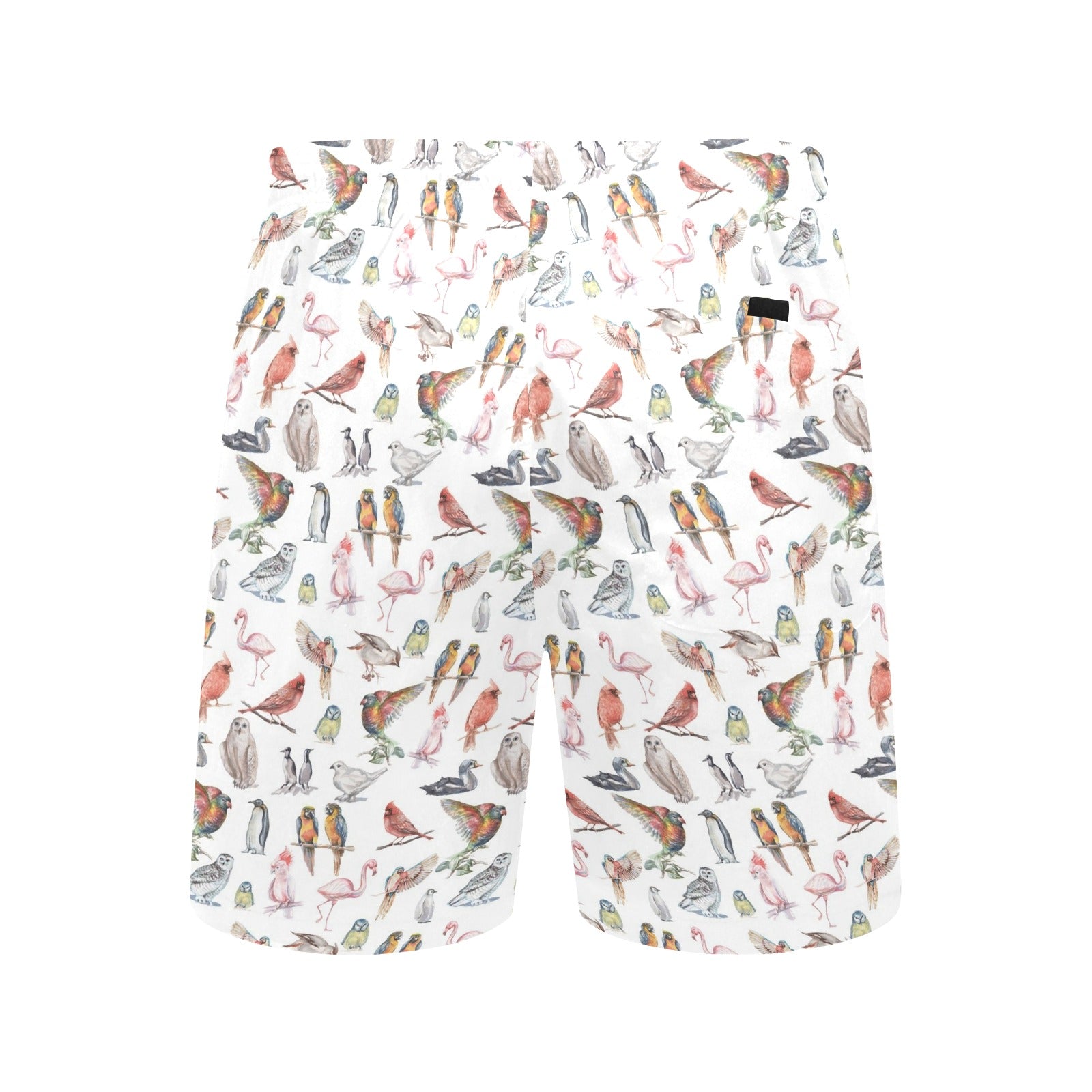 Birds Of A Feather Men's Mid-Length Beach Shorts Men's Mid-Length Beach Shorts animal Birds Printed Offshore