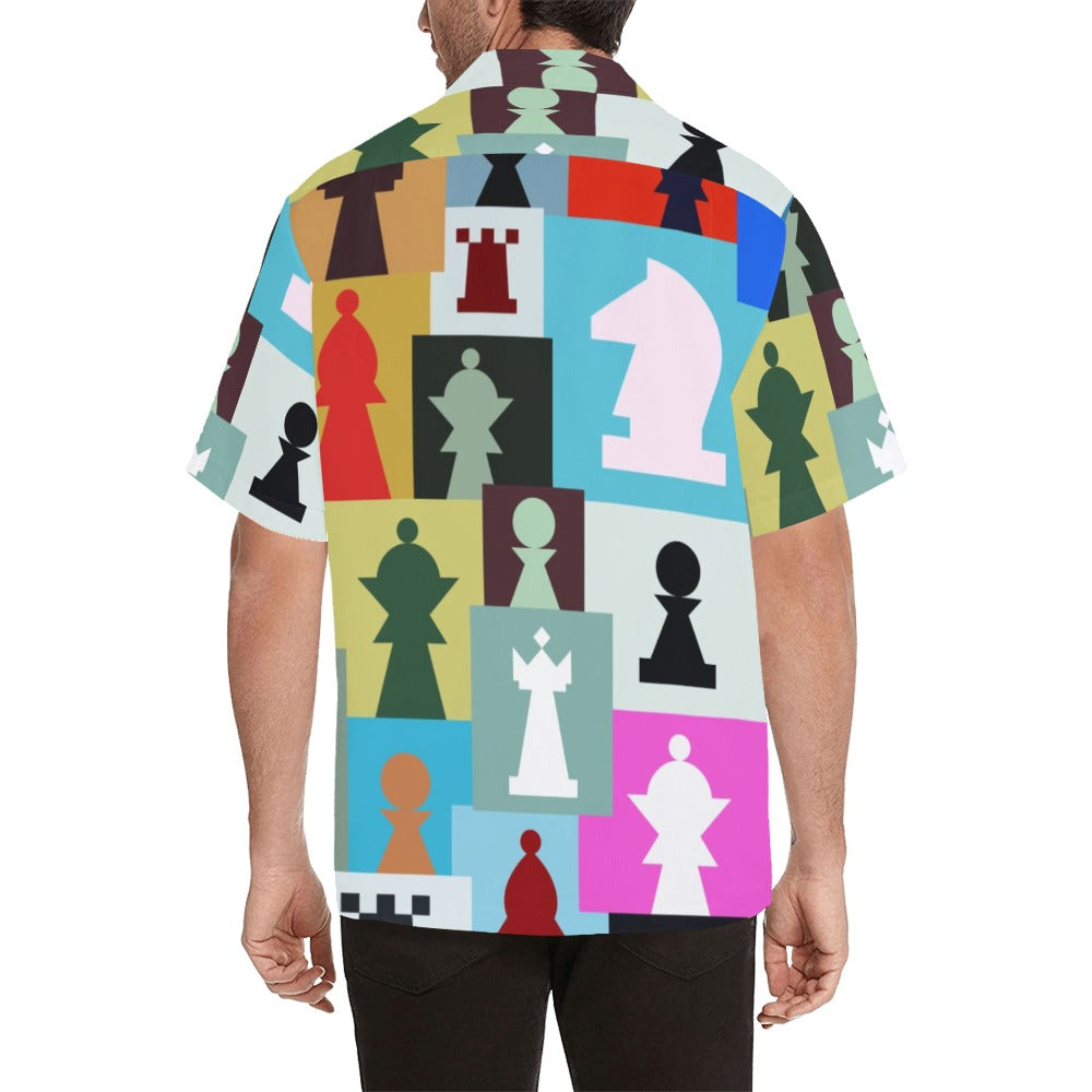 Colourful Chess - Mens Hawaiian Shirt
