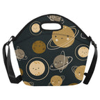 Planets Neoprene Lunch Bag/Large (Model 1669) Neoprene Lunch Bag Printed Offshore Space