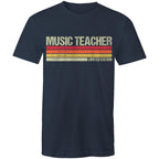 Music Teacher, Limited Edition - Mens T-Shirt Navy Mens T-shirt Music Printed In Australia Teacher