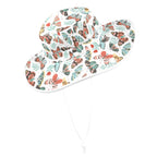 Pretty Moths And Butterflies Wide Brim Bucket Hat Wide Brim Bucket Hat animal Printed Offshore