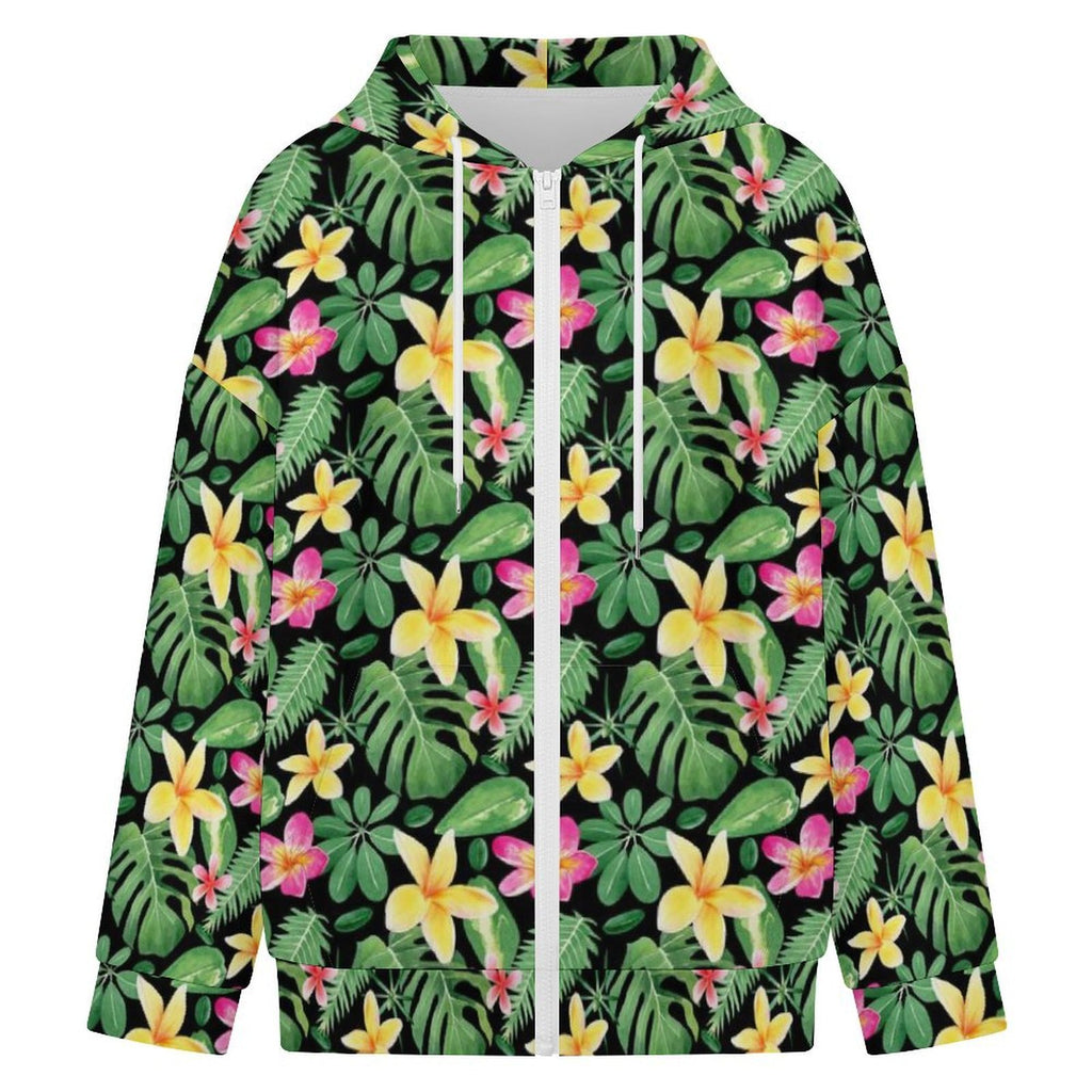 Frangipani Women's Full-Zip Hoodie