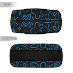 Blue Squiggle Duffle Bag Duffle Bag Printed Offshore