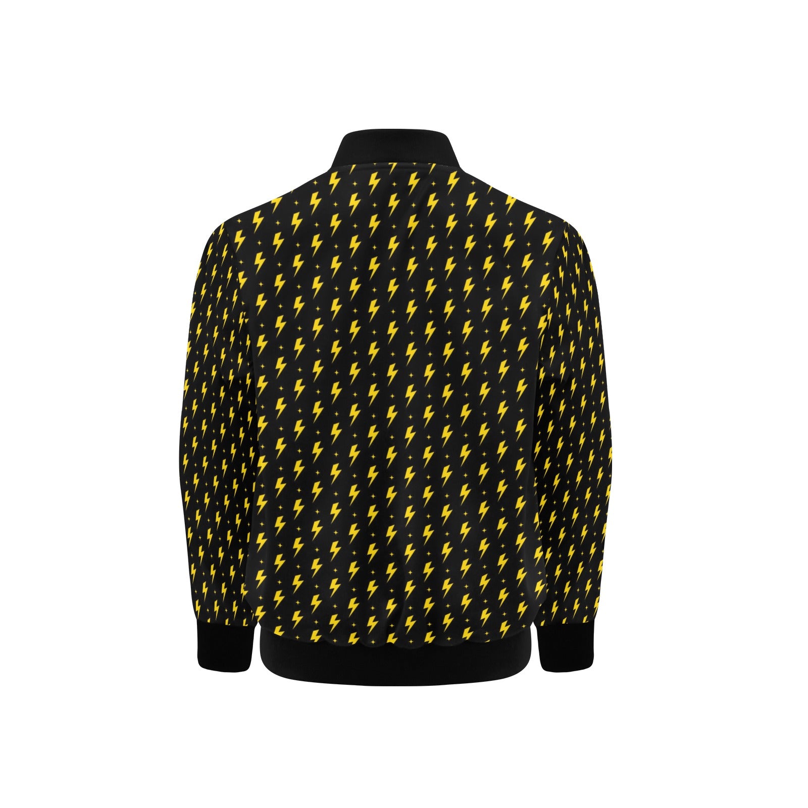 Yellow Lightning Kids Bomber Jacket Kids Bomber Jacket comic Printed Offshore