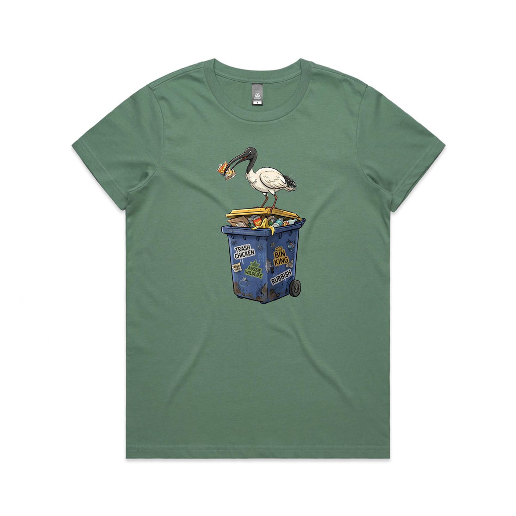 Bin Chicken Australian Ibis Women's AS Colour T-shirt