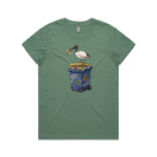 Bin Chicken Australian Ibis Women's AS Colour T-shirt