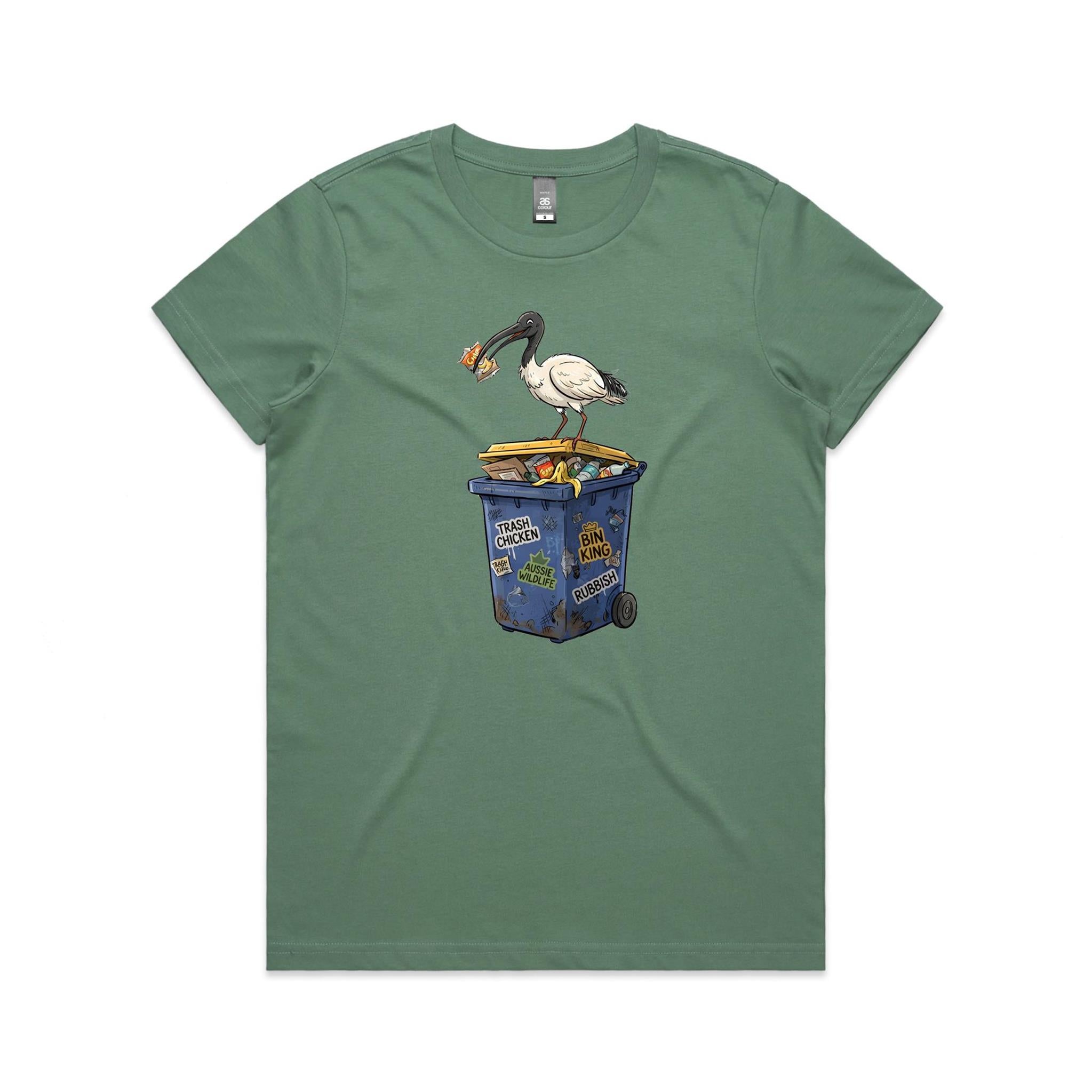 Bin Chicken Australian Ibis Women's AS Colour T-shirt