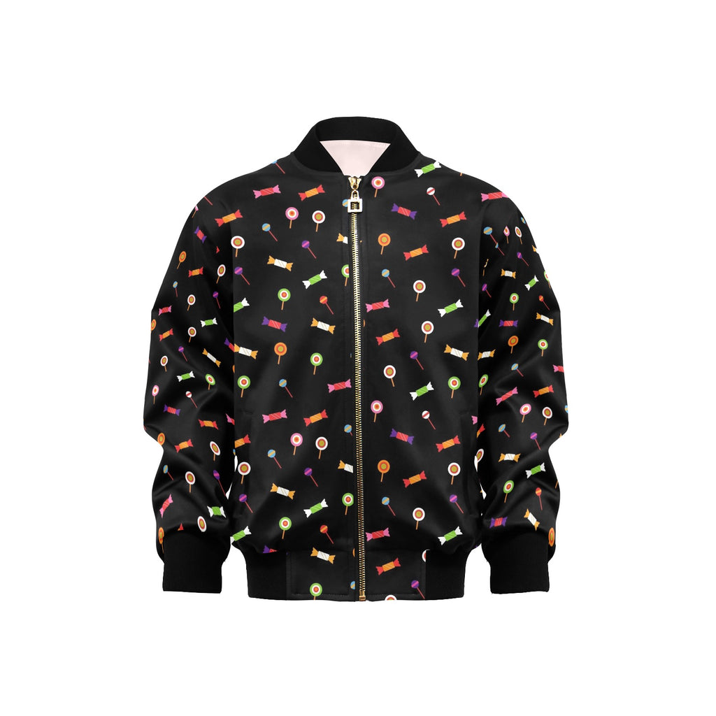 Candy Kids Bomber Jacket XL Kids Bomber Jacket Food Printed Offshore
