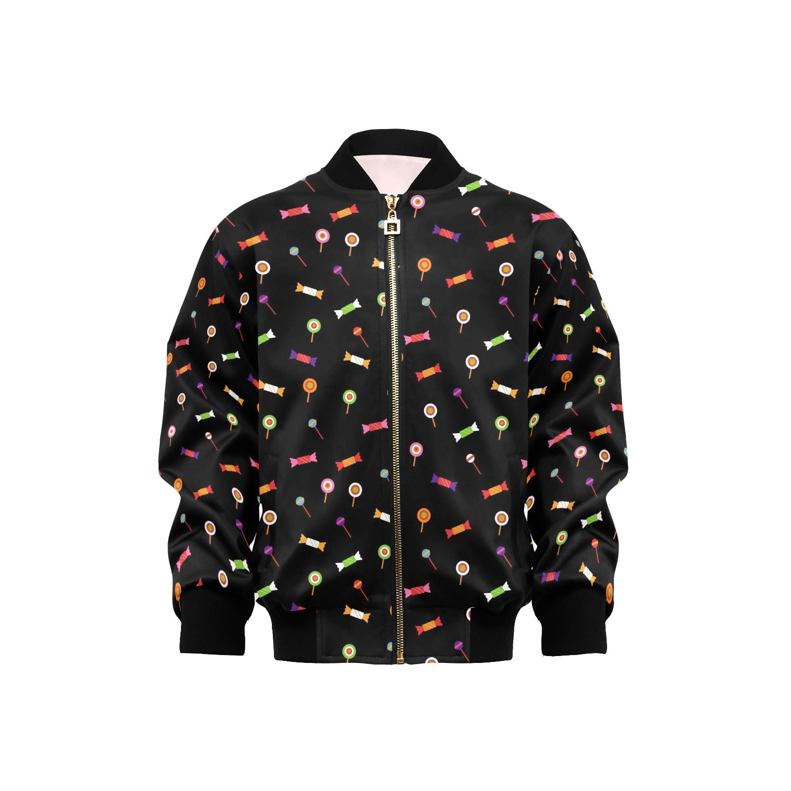Candy Kids Bomber Jacket XL Kids Bomber Jacket Food Printed Offshore