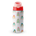 Rainbows Little Kids Water Bottle pink 350ml Little Kids Water Bottle Printed Offshore
