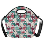 Cartoon Octopus - Neoprene Lunch Bag One Size Neoprene Lunch Bag Printed Offshore