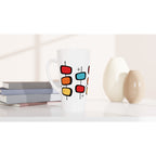 Retro Style - White Latte 17oz Ceramic Mug Latte Mug Globally Fulfilled Retro