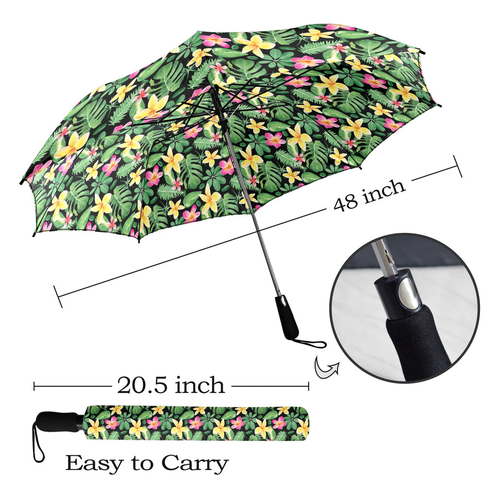 Frangipani - Semi-Automatic Foldable Umbrella (Model U12) Semi-Automatic Foldable Umbrella (U12)
