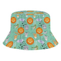 Safari Animals Kids Bucket Hat black Kids Bucket Hat animal Printed Offshore
