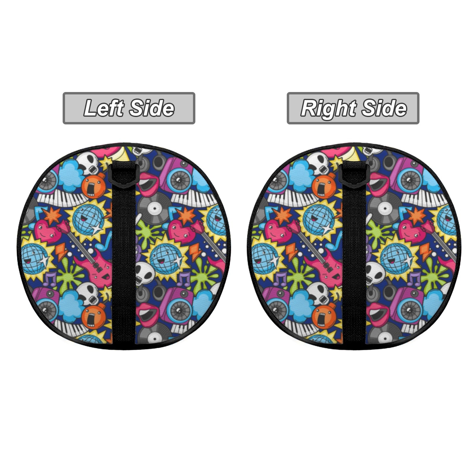Sticker Music Duffle Bag Duffle Bag Printed Offshore
