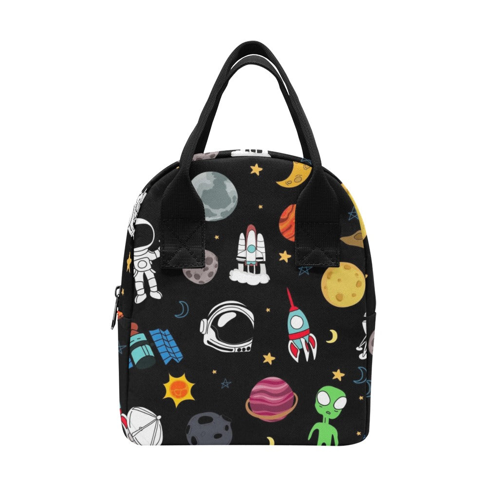 Kids Space - Zipper Lunch Bag One Size Zipper Lunch Bag Printed Offshore
