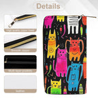 Colourful Cats -  PU Leather Wallet