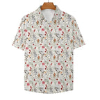 Australian Plants And Animals Women's Collared Pocketless Short Sleeve Shirt