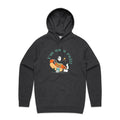Hotdog, I'm On A Roll Men's AS Colour Hoodie Asphalt Marle Mens Hoodie Food Printed In Australia