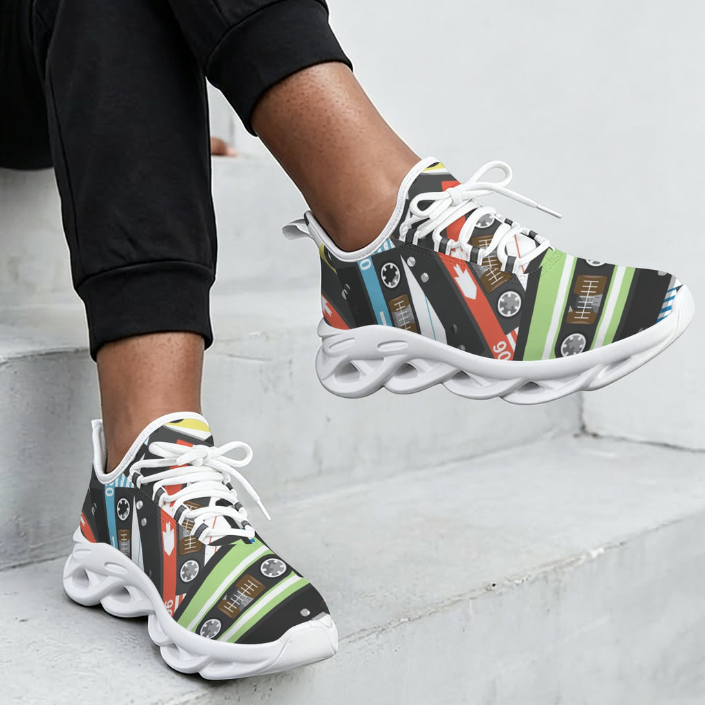 Cassette Tapes Women's Twisted Sole Sneakers