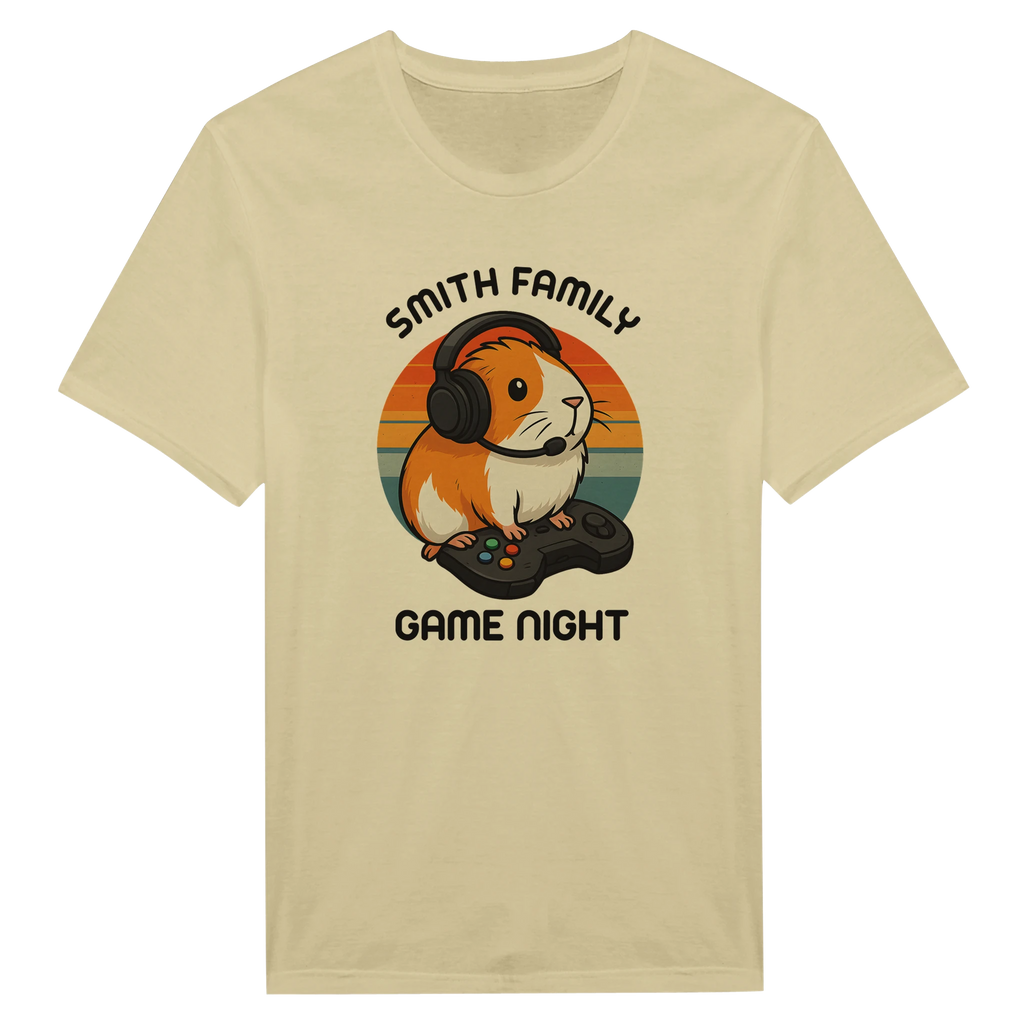 Family Game Night - Personalised T-shirt Personalised T-shirt customise Games Globally Fulfilled personalise