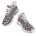 Groovy Flowers Women's Twisted Sole Sneakers