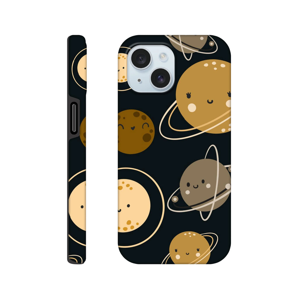 Planets - Apple iPhone Tough case iPhone 15 iPhone Tough Case Globally Fulfilled Space