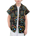 Atoms Senior Kids Hawaiian Shirt Hawaiian Shirt for Big Boys (T58) Printed Offshore