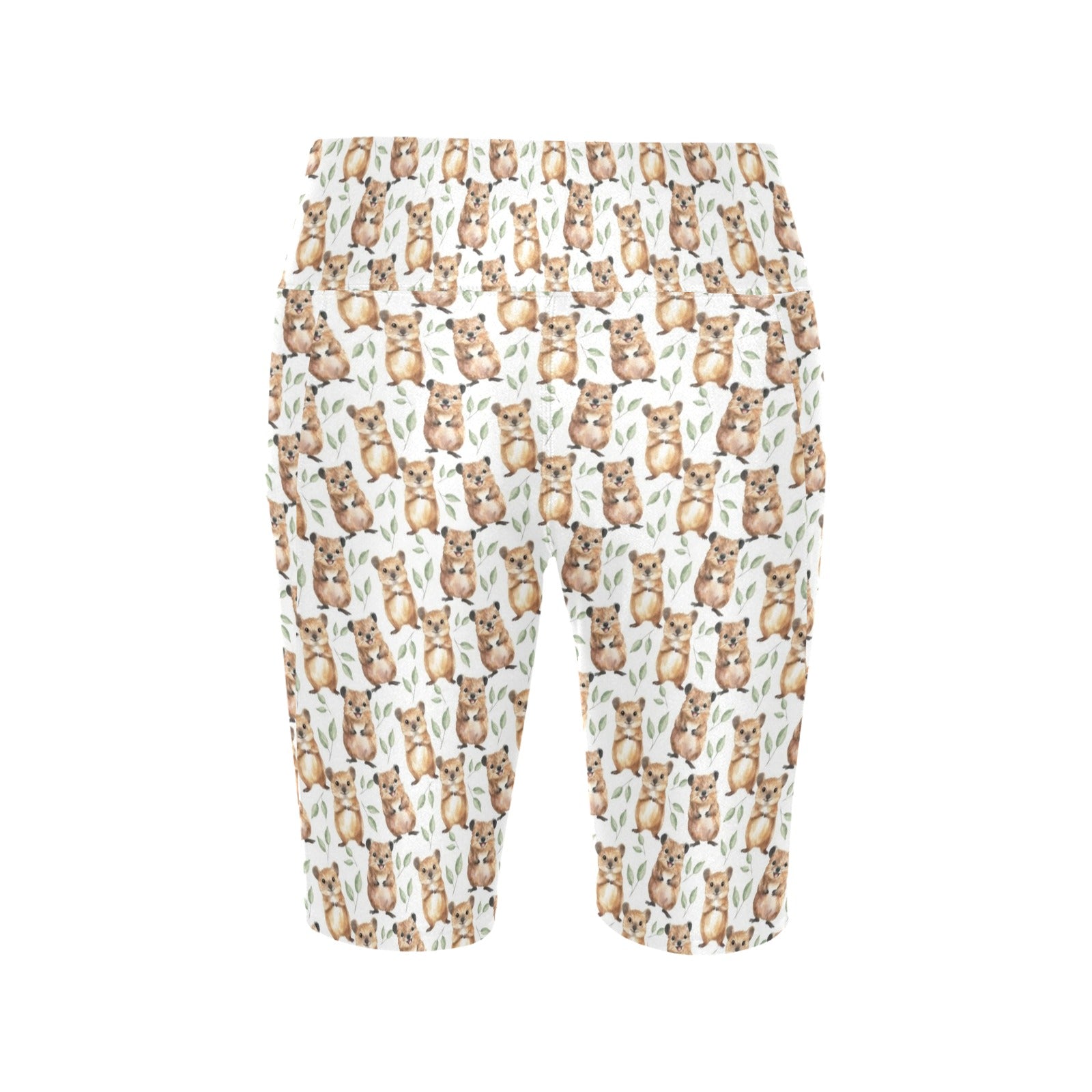 Quokkas Women's Bike Shorts With Side Pockets
