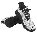 Black And White Dogs Men's Twisted Sole Sneakers
