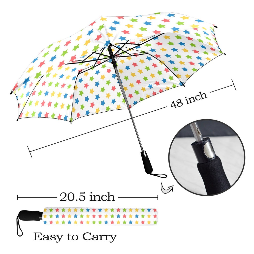 Stars - Semi-Automatic Foldable Umbrella (Model U12) Semi-Automatic Foldable Umbrella (U12)
