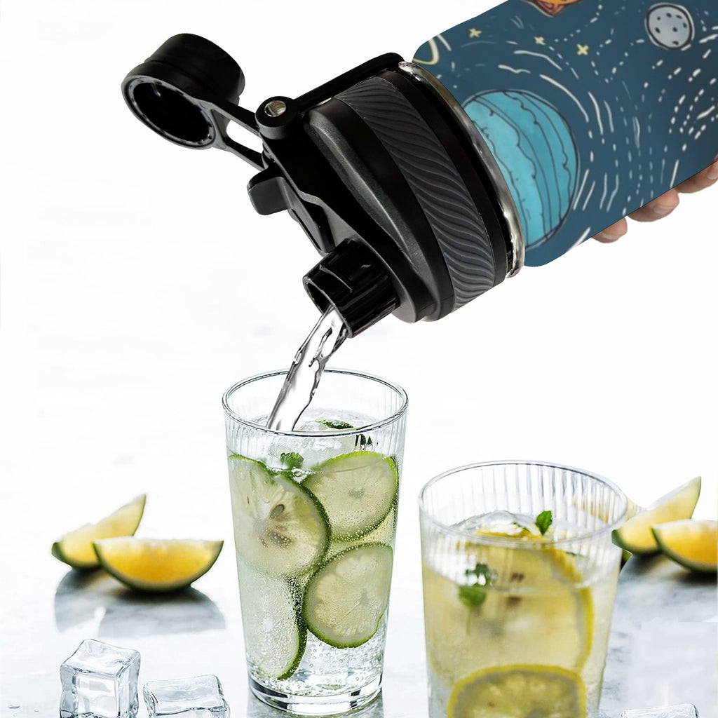 Galaxy - Insulated Water Bottle with Dual-Use Lid (18oz) Insulated Water Bottle with Dual-Use Lid (18oz) Printed Offshore