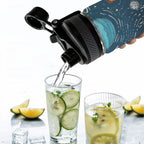 Galaxy - Insulated Water Bottle with Dual-Use Lid (18oz) Insulated Water Bottle with Dual-Use Lid (18oz) Printed Offshore