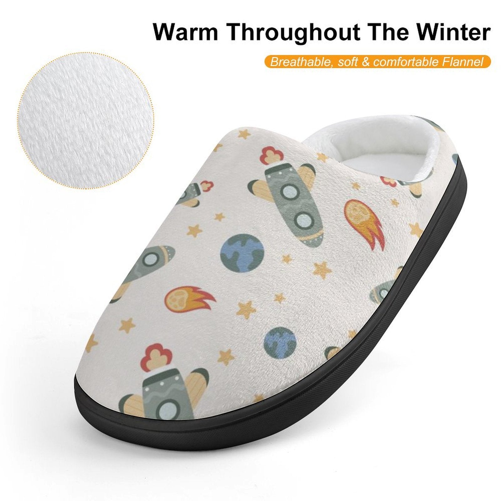 Rockets Kids Cotton Slippers