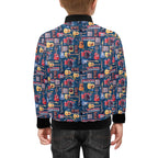 Music Instruments Kids Bomber Jacket Kids Bomber Jacket Music Printed Offshore