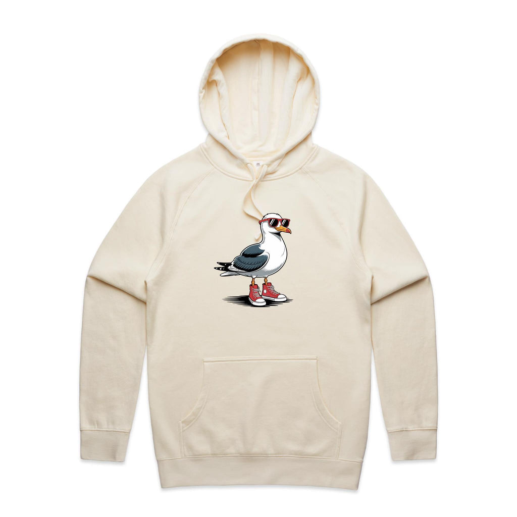 Seagull With Sunglasses And High Tops Men's AS Colour Hoodie