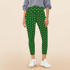 Aliens Women's High Waist Pockets Yoga Leggings 5XL Women's High Waist Pockets Yoga Leggings Printed Offshore Sci Fi