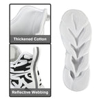 Graffiti White Women's Twisted Sole Sneakers