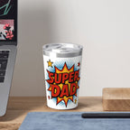 Super Dad Small Stainless Steel Travel Mug Cup 12oz/350ml