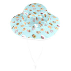Classic Aussie Food Icons Wide Brim Bucket Hat Wide Brim Bucket Hat Australia Food Printed Offshore