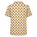 Hamburgers Kids Youth Short Sleeve Button Up Shirt