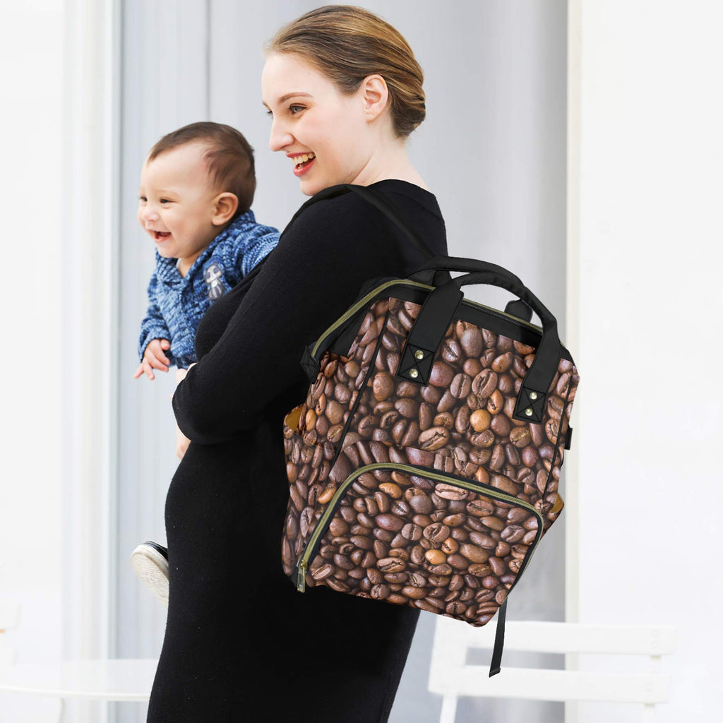 Coffee Beans - Multi-Function Backpack, Nappy / Diaper Bag