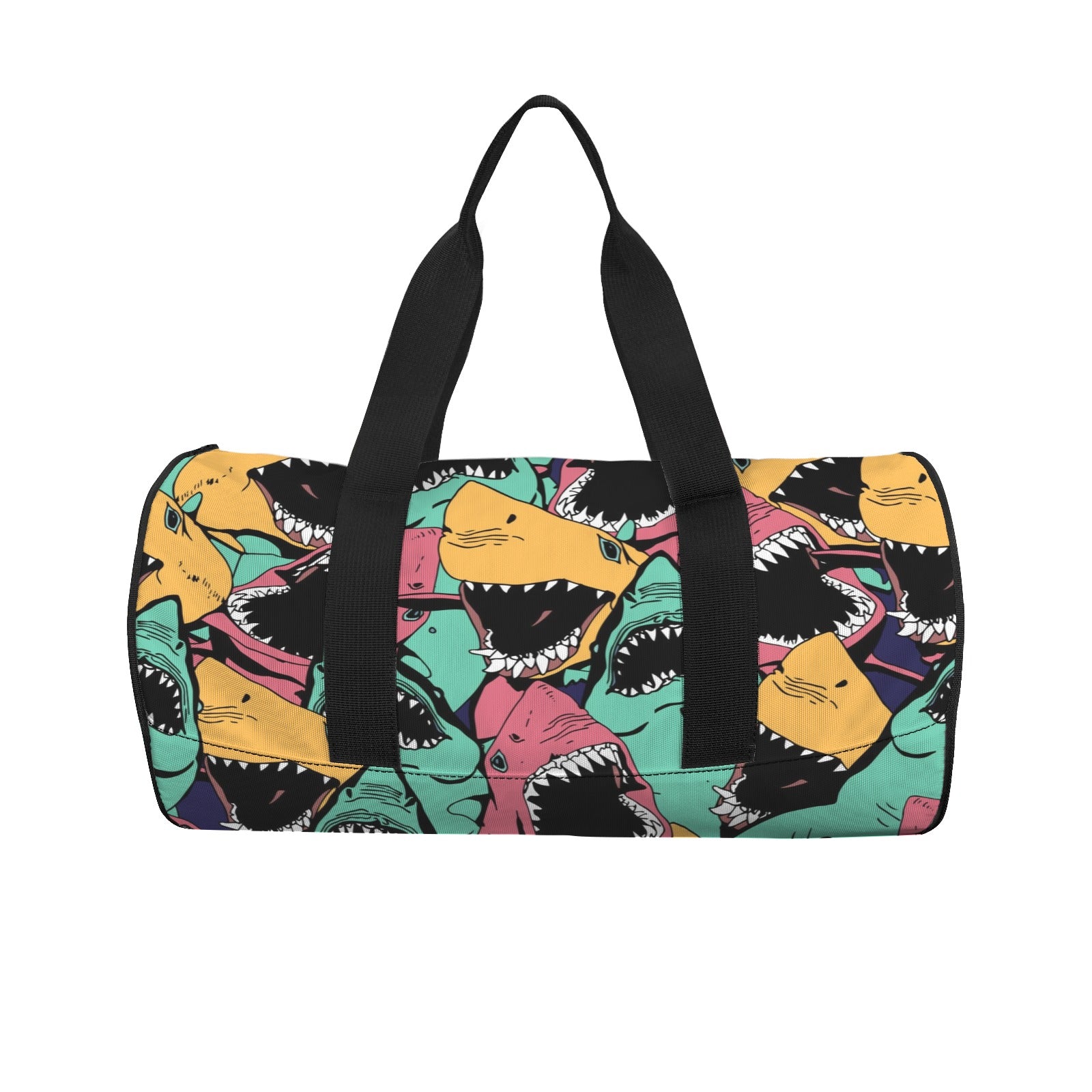 Scary Sharks Duffle Bag Duffle Bag Printed Offshore