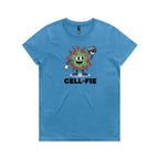 Cell-fie Cell Selfie Women's AS Colour Women's T-shirt Hydro Womens T-shirt Printed In Australia Science