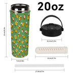 Busy Bees 20oz Tea Tumbler with Carry Handle