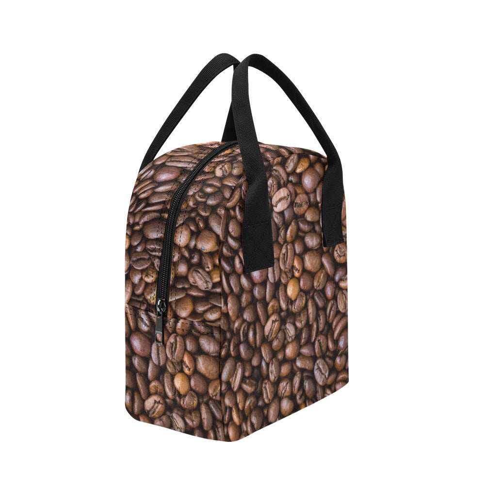 Coffee Beans - Zipper Lunch Bag Zipper Lunch Bag Printed Offshore